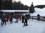 Blick nach S�den zum Skihang am Haldenk�pfle Schauinsland 20.1.2010