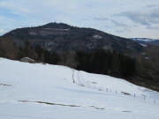 Blick vom Str��chen Hausen - Gresgen nach Osten zur Hohen M�hr am 21.2.2010 - rechts Gersbacher H�he