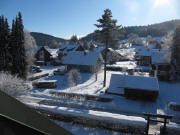 Blick nach S�den zum Kurpark von Hinterzarten am 4.1.2010 um 14 Uhr