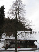 Blick nach Westen zur Mühle  in Kastelhöfe am 21.2.2010