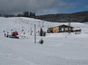 Blick nach Norden zum Skilift Wasen in Richtung St�benwasen am 21.2.2010
