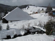 Blick nach Westen in Muggenbrunn am 21.2.2010