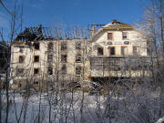 Blick nach Nordwesten zum Gasthaus Ravenna in Breuitnau-�denbach am 5.1.2010