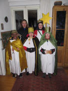 Sternsinger in Freiburg-Littenweiler St.Barbara am 4.1.2010