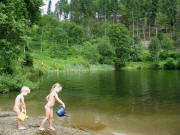 Nonnenmattweiher am 10.7.2010: Gie�en