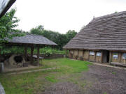 Blick nach Nordwesten zum Alamannen-Haus am 2.6.2010