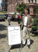 G�nter Hammer vom evangelischen Stadtkirchenbezirk neuer Mitarbeiter des c-punkt - 7.6.2010