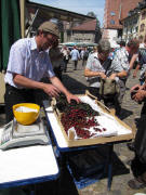 M�nstermarkt 7.6.2010: Fr�hschwarze bei Elmar Henninger aus K�nigschaffhausen