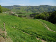 Blick nach Norden aufs Unterdorf von Raich am 29.4.2010