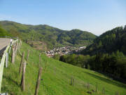 Blick  nach Nordosten auf Adelsberg am 29.4.2010