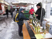 Leonhard Linsenmeier am 18.12.2010 auf dem Littenweilermer Bauernmarkt