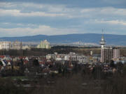 Buggi 50 am 13.11.2010 in Weingarten: Blick nach Norden �ber Flugplatz und Umkirch