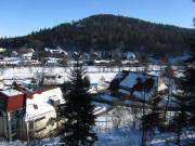 Blick nach Osten �ber Hinterzarten am 31.12.2010 - Skimuseum rechts