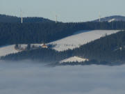 Fahrenberg beim Beckenhof am 31.12.2010: Tele-Blick nach Norden zum Kapfenmathishof