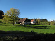Blick nach Südwesten zum Kohlbachhof am 26.10.2010