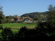 Blick nach Norden zum Lehenhof im Wildtal am 11.10.2010