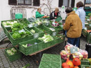 Steinhaldehof am 6.11.2010 auf dem Bauernmarkt Littenweiler