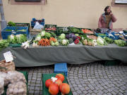 Vetter-Stand am 6.11.2010 auf dem Littenweiler Bauernmarkt