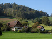 Blick nach Westen zum Nazihof am 12.10.2010