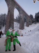 Weihnachtsmarkt beim Ravennaviadukt am 19.12.2010: Naturenergie mit Christoph und Franziska