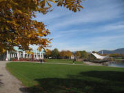 Blick nach Norden zum B�rgerhaus am Seepark am 29.10.2010