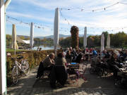 Blick nach Osten von der Seeterrasse des Lago �ber den Fl�ckigersee am 29.10.2010