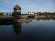 Blick nach Nordwesten zu T�rmle und Seeb�hne am 29.10.2010