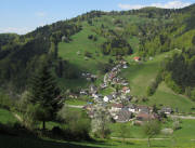 Blick von Bühl nach Südwesten auf Laitschenbach am 15.4.2011