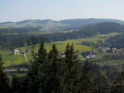 Blick nach Norden von Windeck �ber Oberh�llsteig zu Breitnau-Fahrenberg am 25.4.2011