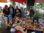 Stand des Salzladen auf dem Littenweiler Markt am 28.5.2011