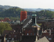 Blick vom Solitaire am 11.4.2011 nach S�den zum Lorettoberg