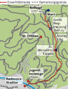Borderline vom Rosskopf 400 m runter zur Jugendherberge FR-Ebnet