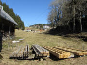 Blick nach Norden vom Kirnershof zum Heptingshof am 7.3.2011