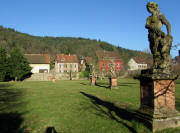 Blick nach Norden am Ebneter Schloss am 16.1.2011 - vier Jahreszeiten