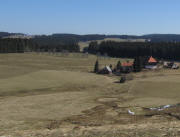 Fallengrund am 7.3.2011: Blick nach Osten �ber den Unterfallengrundhof zu Neueck (links) und Neukirch (rechts)