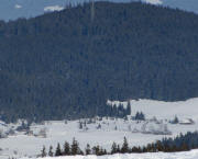 Feldberg-Grüble am 1.2.2011: Tele-Blick nach Norden ins Seebachtal