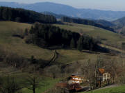 Blick nach S�dwsten �ber den Kapfenhof und Oberibental zum Zwerisberg am 21.3.2011
