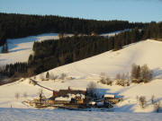Blick vom Zwerisberg nach Norden zum Kapfhof am 3.1.2011