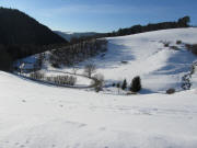 Blick vom Kilpenhof nach S�dwesten zum Schindlerschen Gut am 4.1.2011