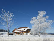 Blick nach Norden zum Gasthaus Kreuz am 4.1.2010