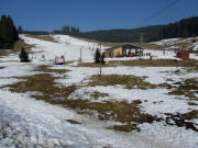 Blick nach Norden zum Skilift Wasen in Richtung St�benwasen am 5.3.2011