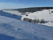 Blick vom K�pfle nach Nordwesten �ber Schindelmatt am 2.2.2011