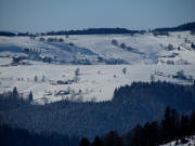 Tele-Blick von Tote Mann nach Westen auf Hofsgrund am 30.1.2011