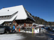 Blick nach Norden �ber die Stollenbacher H�tte am 30.1.2011