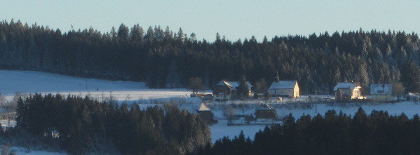 Tele-Blick vom Mieserhof/Laberholz nach S�den zum Thurner am 3.1.2011