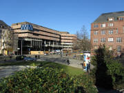 Blick nach Nordwesten zur Uni-Bibliothek am 22.1.2011