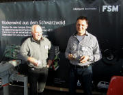 WorkGreen Freiburg am 22.1.2011: Firmenchef Eugen und Konrad Molz (rechts) von FSM Elektronik aus Kirchzarten