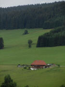 Blick nach Nordosten zum F�rberhofh�usle am 13.6.2011