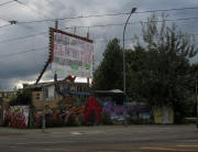 Blick nach Westen zum Rhino-Gel�nde am 27.7.2011