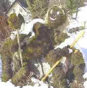 Schneegeister am Heiligenbrunnen im Januar 2002